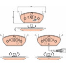 GDB2080 Bremsbelagsatz, Scheibenbremse COTEC GDB2080 Bremsbelagsatz, Scheibenbremse COTEC