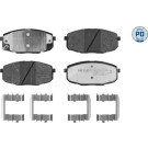 Meyle | Bremsbelagsatz, Scheibenbremse | 025 239 6617/PD