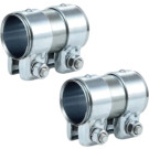 2x FA1 114-946 Auspuffschelle Ø45mm x 90mm Rohrverbinder Doppelschelle für OPEL VW AUDI SEAT 2x FA1 114-946 Auspuffschelle Ø45mm x 90mm Rohrverbinder Doppelschelle für OPEL VW AUDI SEAT