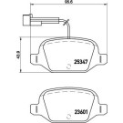 Brembo | Bremsbelagsatz, Scheibenbremse | P 23 146