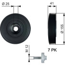 Gates Riemenscheibe, Kurbelwelle DriveAlign™ TVD1017A