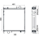 Mahle | Kühler, Motorkühlung | CR 2609 000S