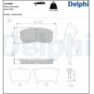 Delphi | Bremsbelagsatz, Scheibenbremse | LP2069 Delphi | Bremsbelagsatz, Scheibenbremse | LP2069