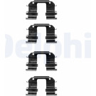 Delphi LX0372 Zubehörsatz, Scheibenbremsbelag