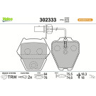 Valeo Bremsbelagsatz, Scheibenbremse ESSENTIAL 302333