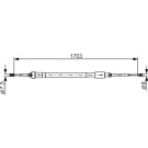 BOSCH | Seilzug, Feststellbremse | 1 987 482 315 BOSCH | Seilzug, Feststellbremse | 1 987 482 315