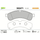 Valeo Bremsbelagsatz, Scheibenbremse ESSENTIAL 302471