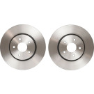 2 x TRW Bremsscheibe DF4147