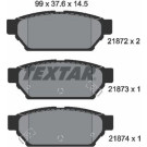 Textar | Bremsbelagsatz, Scheibenbremse | 2187202