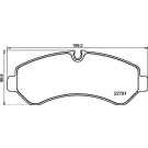 Brembo | Bremsbelagsatz, Scheibenbremse | P 50 150