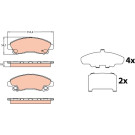 GDB3644 Bremsbelagsatz, Scheibenbremse GDB3644 Bremsbelagsatz, Scheibenbremse