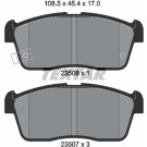 2350801 Bremsbelagsatz, Scheibenbremse