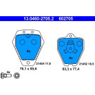 13.0460-2705.2 Bremsbelagsatz, Scheibenbremse