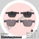 Zimmermann | Bremsbelagsatz, Scheibenbremse | 23309.170.1