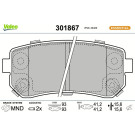 301867 Bremsbelagsatz, Scheibenbremse ESSENTIAL