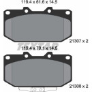 2130701 Bremsbelagsatz, Scheibenbremse