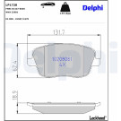 Delphi | Bremsbelagsatz, Scheibenbremse | LP1728 Delphi | Bremsbelagsatz, Scheibenbremse | LP1728
