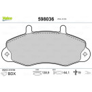 Valeo | Bremsbelagsatz, Scheibenbremse | 598036 Valeo | Bremsbelagsatz, Scheibenbremse | 598036