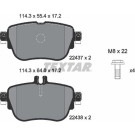 Textar Bremsbelagsatz, Scheibenbremse Q+ 2243701