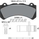Textar Bremsbelagsatz, Scheibenbremse 2258501