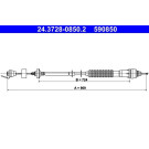 24.3728-0850.2 Seilzug, Kupplungsbetätigung 24.3728-0850.2 Seilzug, Kupplungsbetätigung