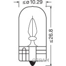Osram | Glühlampe, Innenraumleuchte | Original W3W 24V Faltschachtel | 2841