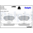Delphi | Bremsbelagsatz, Scheibenbremse | LP2158