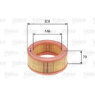 Valeo | Luftfilter | 585642