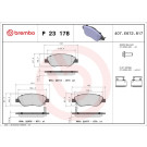 Brembo | Bremsbelagsatz, Scheibenbremse | P 23 178