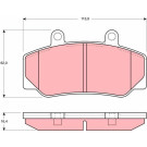 GDB970 Bremsbelagsatz, Scheibenbremse GDB970 Bremsbelagsatz, Scheibenbremse