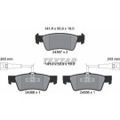 2436701 Bremsbelagsatz, Scheibenbremse Q+