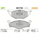 301735 Bremsbelagsatz, Scheibenbremse ESSENTIAL