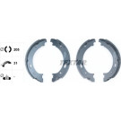 91073300 Bremsbackensatz, Feststellbremse