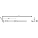 Metzger | Bremsschlauch | 4113679