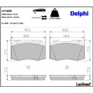 Delphi Bremsbelagsatz, Scheibenbremse LP1688