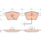 GDB1617 Bremsbelagsatz, Scheibenbremse COTEC GDB1617 Bremsbelagsatz, Scheibenbremse COTEC