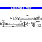 ATE | Bremsschlauch | 83.6299-0807.3