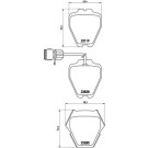 Brembo | Bremsbelagsatz, Scheibenbremse | P 85 054