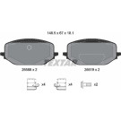 Textar Bremsbelagsatz, Scheibenbremse Q+ 2658801