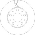 TRW | Bremsscheibe | DF6918S