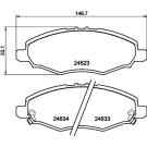 Hella Pagid | Bremsbelagsatz, Scheibenbremse | 8DB 355 013-181