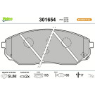 301654 Bremsbelagsatz, Scheibenbremse ESSENTIAL