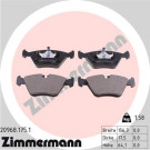 Zimmermann | Bremsbelagsatz, Scheibenbremse | 20968.175.1