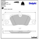 Delphi Bremsbelagsatz, Scheibenbremse LP2237