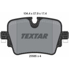 Textar Bremsbelagsatz, Scheibenbremse Q+ 2558501 Textar Bremsbelagsatz, Scheibenbremse Q+ 2558501