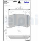 LP1979 Bremsbelagsatz, Scheibenbremse