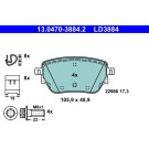 Bremsensatz, Scheibenbremse