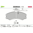 Valeo | Bremsbelagsatz, Scheibenbremse | 302604A