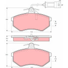 GDB404 Bremsbelagsatz, Scheibenbremse GDB404 Bremsbelagsatz, Scheibenbremse