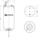 FEBI BILSTEIN 35676 Federbalg, Luftfederung FEBI BILSTEIN 35676 Federbalg, Luftfederung